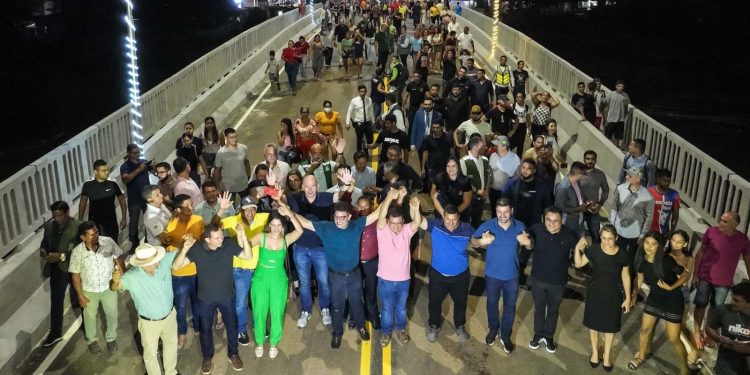 Ponte Frei Paolino Baldassari que integra Primeiro e Segundo Distrito da cidade é entregue pelo Governo