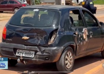 Acidente de trânsito resulta em uma morte após colisão entre moto e carro na Baixada da Sobral