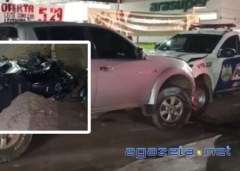 Motorista com sinais de embriaguez atropela casal e colide contra viatura da PM em Rio Branco