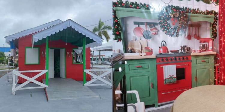 Mulher que perdeu residência em enchente recebe casa do Papai Noel em Cruzeiro do Sul