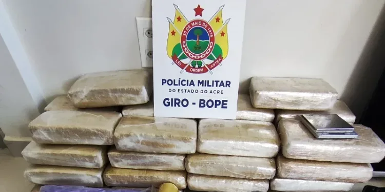 Mais de 30kg de drogas são apreendidos no Bairro da Paz, em Rio Branco