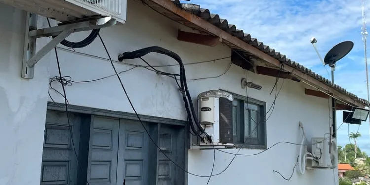 Princípio de incêndio é registrado na Delegacia de Polícia Civil do Bujari