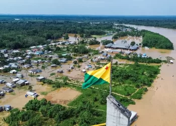 Nível do Rio Acre segue apresentando sinais de vazante e registra 17,59 metros