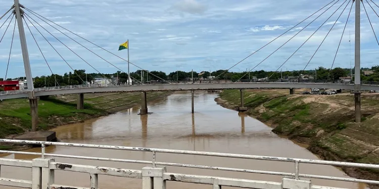 Nível do Rio Acre está 13,22 metros abaixo do registrado no mesmo período do ano passado