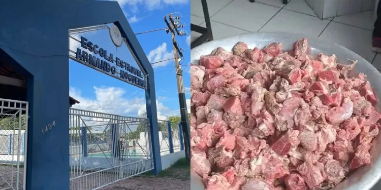 MPAC apreende mais de 100 kg de carne durante inspeção no Colégio Armando Nogueira