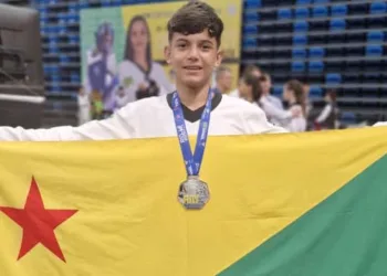 Atleta acreano conquista medalha de prata em competição de Taekwondo no Rio de Janeiro