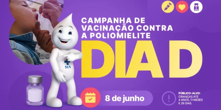 RB promove Dia D de vacinação contra poliomielite neste sábado (08); veja postos disponíveis