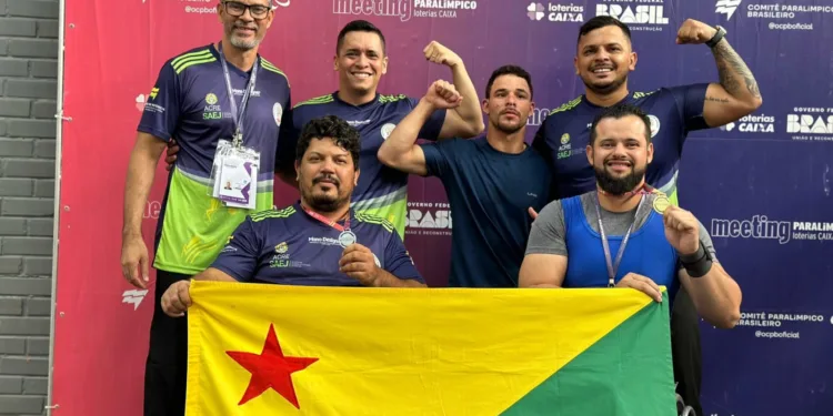 Atletas paralímpicos acreanos recebem 44 medalhas em competição nacional em Brasília