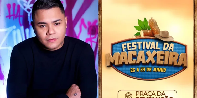 Festival da Macaxeira em RB inicia nesta quarta-feira (26) e tem Felipe Araújo como principal atração