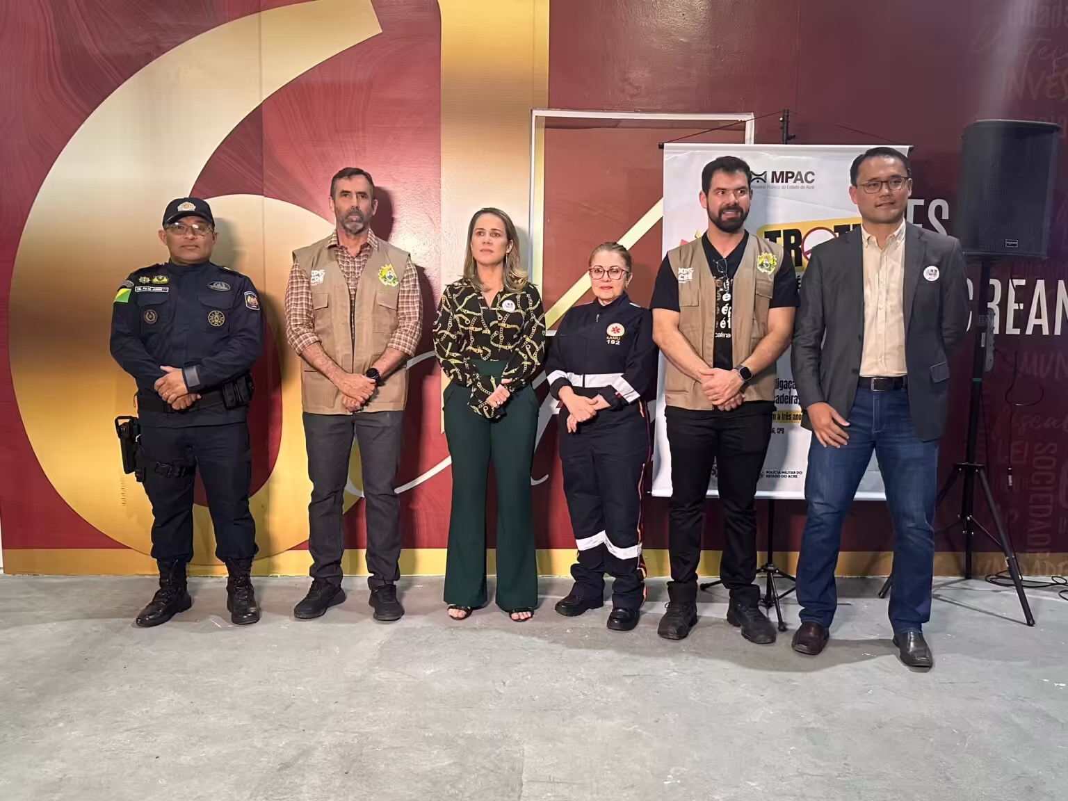 Campanha de conscientização contra trotes em serviços de emergência é lançada pelo MPAC durante Expoacre 2024