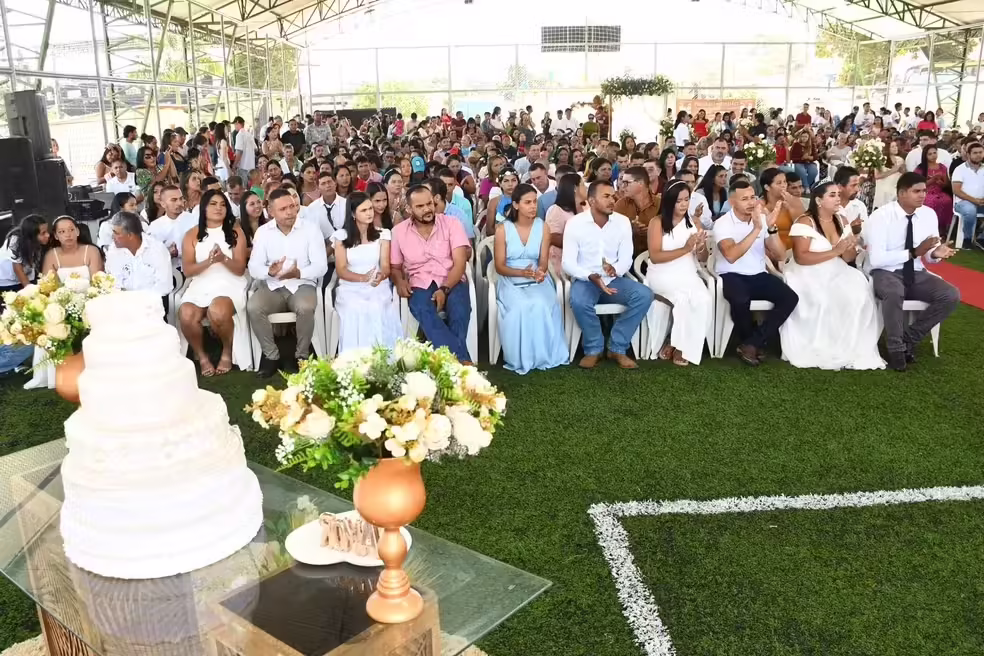 Expoacre 2024: 500 casais se unem em casamento coletivo nesta sexta-feira