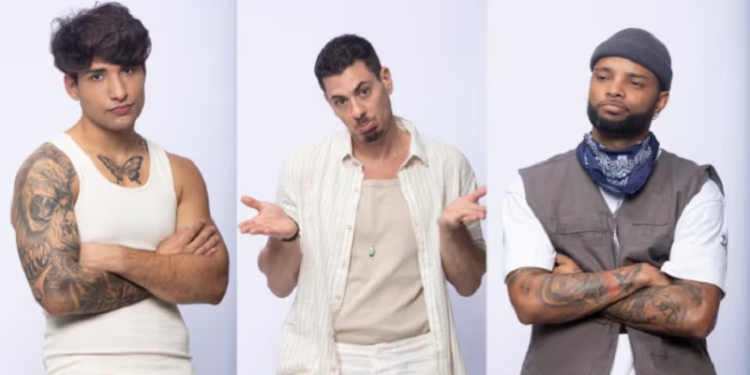 Cauê Fantin, Sacha Bali e Zaac estão na terceira Roça de A Fazenda 16