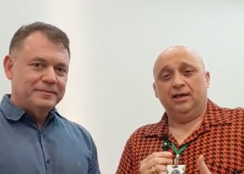 Vagno com o vice-prefeito eleito Alysson Bestene