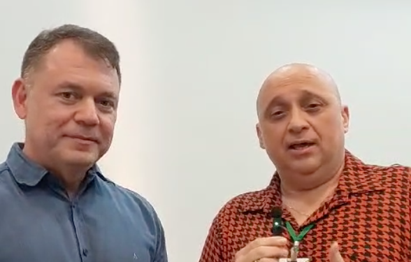 Vagno com o vice-prefeito eleito Alysson Bestene