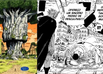Arte presente na construção do mangá One Piece de Eiichiro Oda