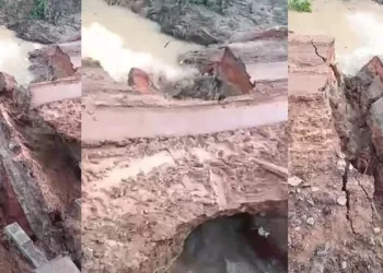 Moradores do Ramal Pirangi ficam isolados após desvio na estrada ceder com as chuvas