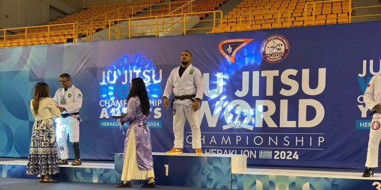 Paratleta acreano Wendel Barbosa conquista medalha de ouro no Jiu-Jitsu World Championship, na Grécia