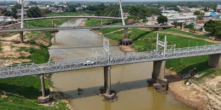 Rio Acre atinge 3,43 metros, mas Defesa Civil prevê queda no nível devido à falta de chuvas