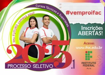 Inscrições para Ensino Médio no Ifac encerram dia 06 de dezembro