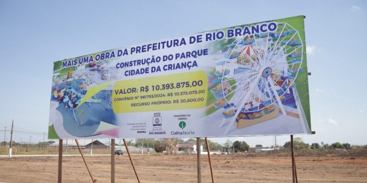 Prefeitura de Rio Branco declara de utilidade pública a área para construção do Parque Cidade das Crianças
