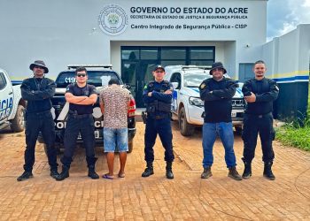 Suspeito de estupro é preso em ação conjunta das polícias Civil e Militar