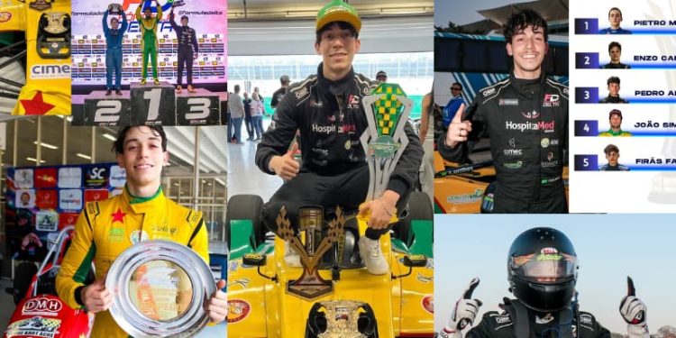 Com foco no futuro, acreano Pedro Antunes encerra temporada da Fórmula Delta 2024 em 3º lugar