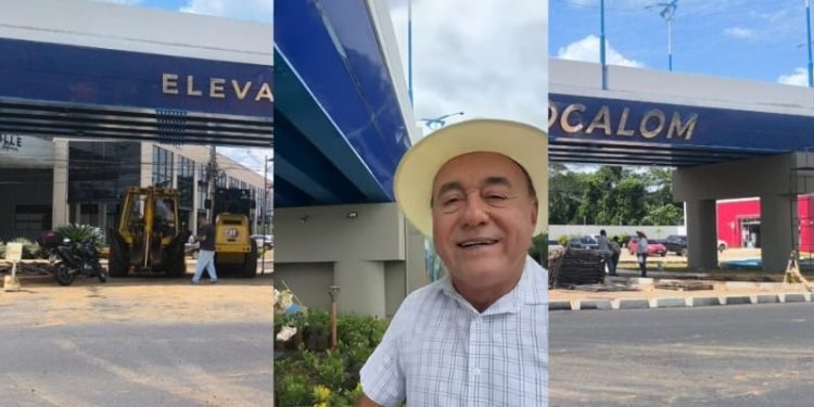“Isso aqui é coisa moderna”, afirma Bocalom sobre inauguração de elevado em Rio Branco