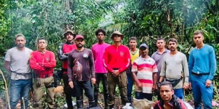 Jovem caçador é encontrado após sete dias perdido na floresta em Mâncio Lima