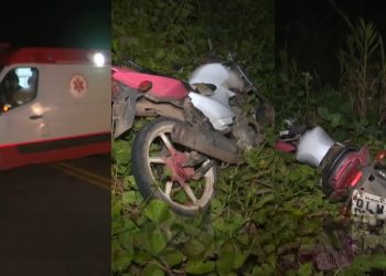 Acidente na Rodovia Transacreana deixa motociclista ferida após colisão com animal em Rio Branco