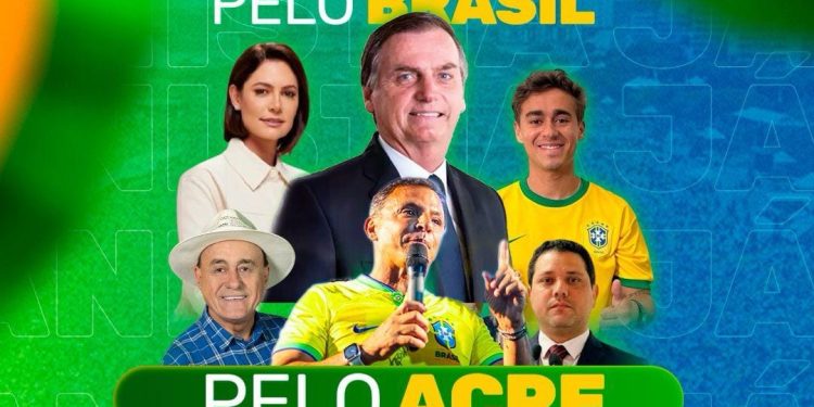 Grupo de direita no Acre realiza ato por anistia de condenados do 8 de janeiro