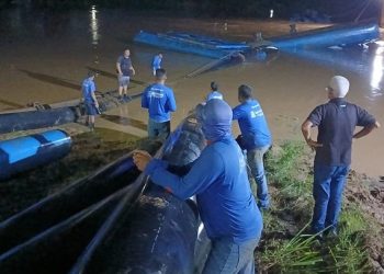 Funcionamento da bomba de captação da ETA 2 é interrompido após incidente devido cheia do rio Acre