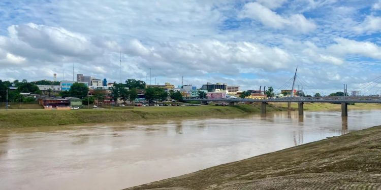 Nível do Rio Acre apresenta 41 centímetros a menos em nova medição