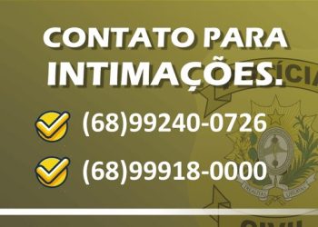 Intimações da Polícia Civil do Acre agora são enviadas por WhatsApp