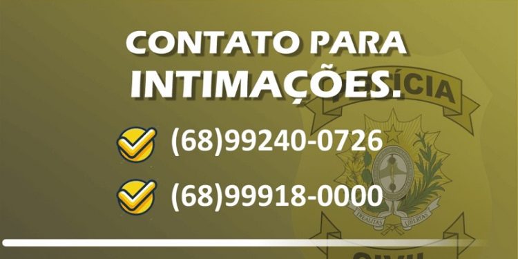Intimações da Polícia Civil do Acre agora são enviadas por WhatsApp