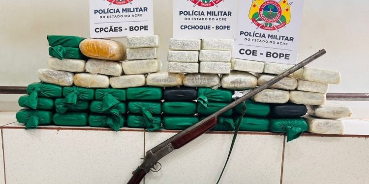 Cerca de 58 quilos de entorpecentes são apreendidos no bairro Boa União