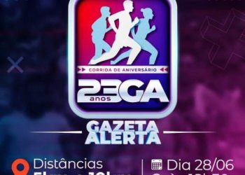 Inscrições para a corrida do aniversário de 23 anos do Gazeta Alerta se encerram nesta quarta-feira