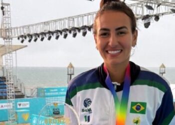 Acreana sobe ao pódio na China e conquista bronze no Mundial de Vôlei de Praia