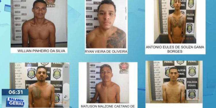 Fugitivo é recapturado após fuga de presídio de Rio Branco neste sábado; cinco continuam foragidos