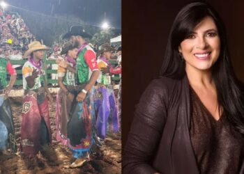Show de Fernanda Brum e estreia das provas do rodeio marcam quarta noite da Expoacre 2025