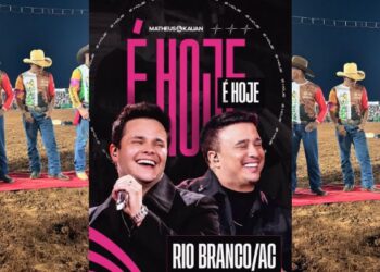 Adrenalina e hits: quinta noite da Expoacre 2025 tem rodeio e show de Matheus & Kauan