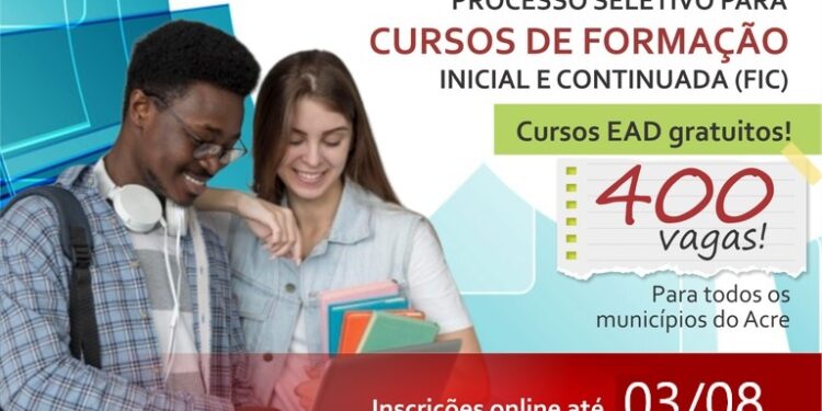 Inscrições do Programa Formar para Incluir para cursos gratuitos são reabertas pelo Ifac