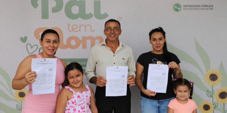 Inscrições para programa nacional Meu Pai Tem Nome estão abertas pela DPE/AC