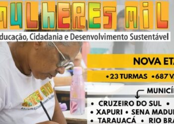 4º ciclo do Programa Mulheres Mil é lançado pelo Ifac com 687 vagas em seis municípios