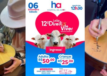 12º Leilão Direito de Viver será realizado em Rio Branco em apoio ao Hospital de Amor