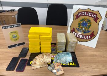 Três mulheres sãos presas com 21 kg de drogas em operação da Polícia Federal e Polícia Civil em Brasiléia