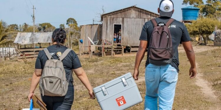 Operação Gota leva imunização para mais de 2 mil pessoas em áreas remotas do Acre