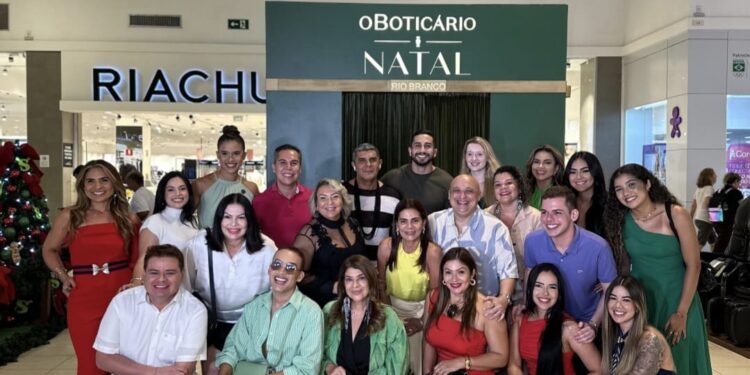 Confra de Natal do Boticário celebra parceria com comunicadores em Rio Branco