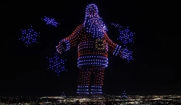 Show de drones no céu de Rio Branco será realizado neste sábado às 20h, na Gameleira