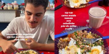 Em tour pelo Brasil, influenciador Lactea escolhe o Acre como primeira parada e prova a tradicional “Baixaria”