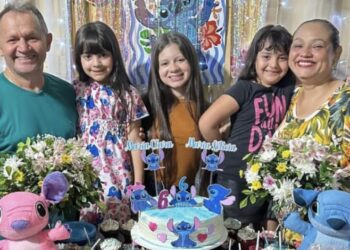 Aniversário de seis anos das gêmeas, Maria Clara e Maria Letícia